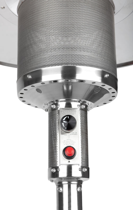 Fire Sense 01775 - Stainless Steel Commercial Patio Heater - Silver