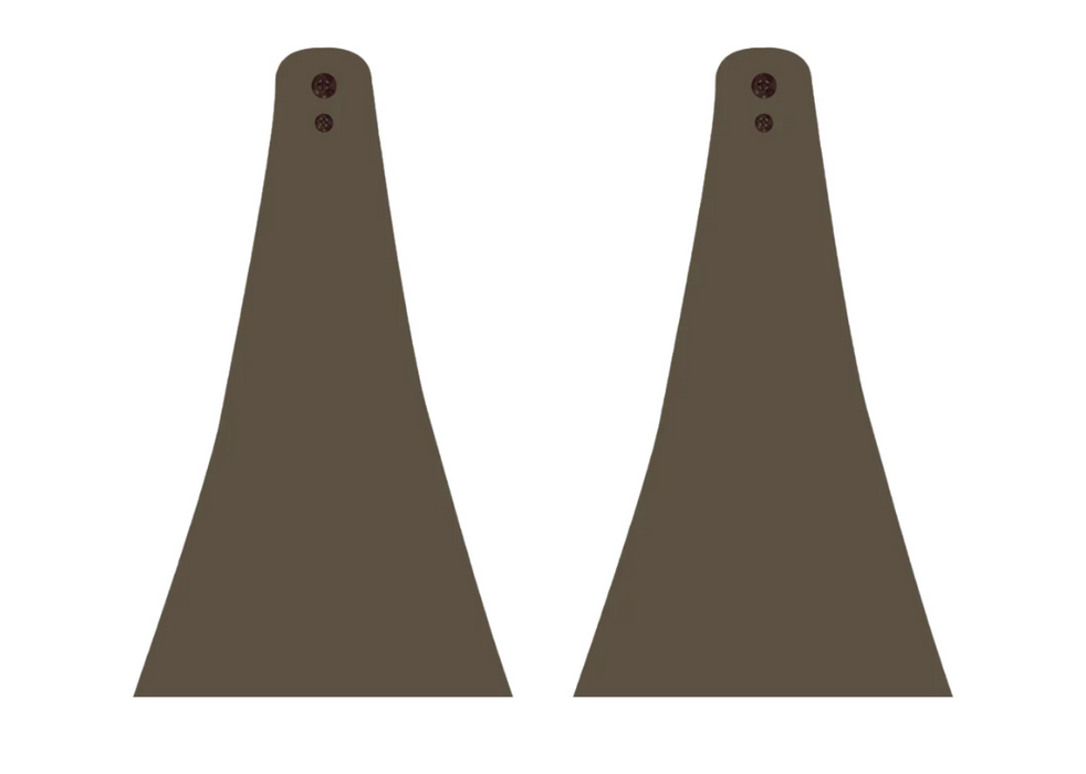 Infratech Heater Extended 10 Inch Pair of Mounting Brackets 13 1248BR - C/CD Series - Bronze