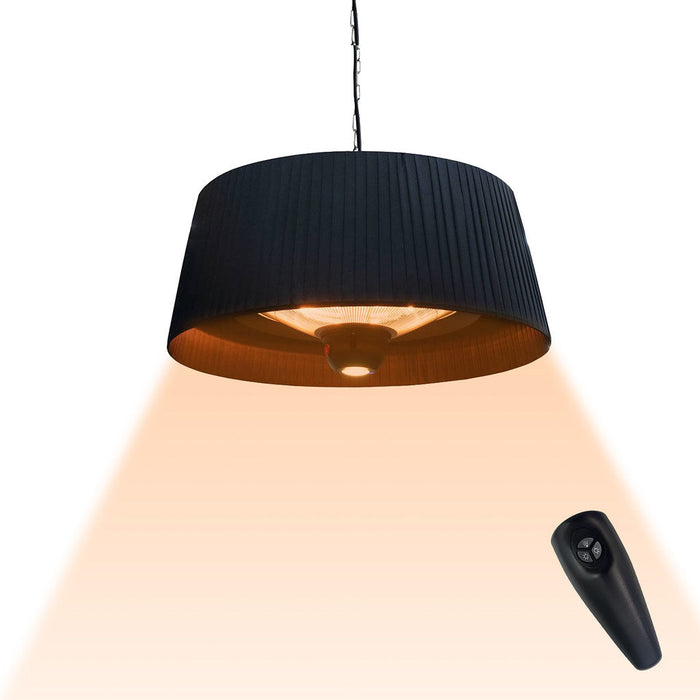 Paragon Outdoor OH-BL1500-3E - SOL Pendent Electric Heater - 29.1 in. x 29.1 in. x 12.6 in. - Black