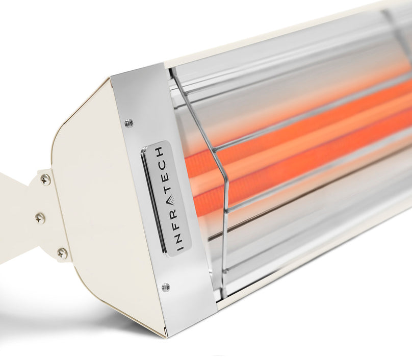 Infratech WD Series Dual Element WD3048BI 3000 Watts 480V 6.3 Amps Infrared Electric Patio Heater 33 x 8 x 3 in. Biscuit Color