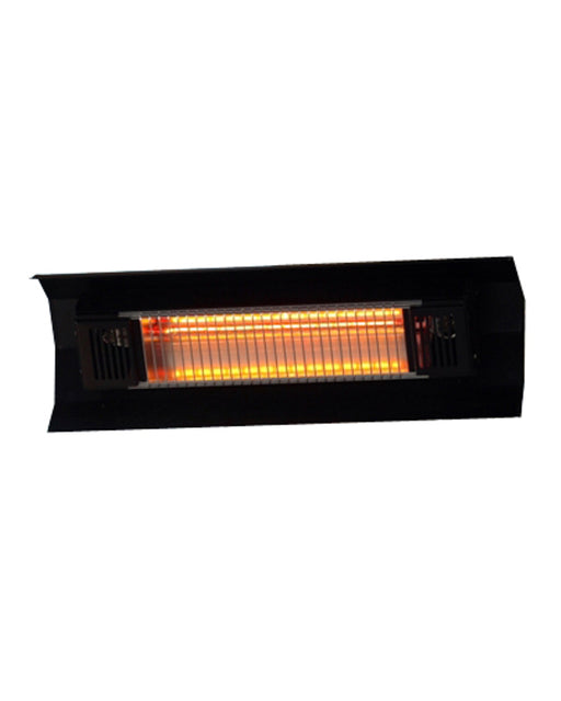 Fire Sense 60460 - Black Steel Wall Mounted Infrared Patio Heater - Black
