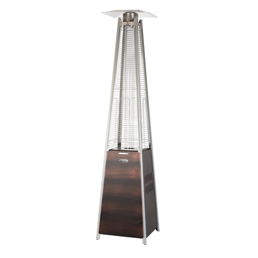 Fire Sense 62263 - Coronado Brushed Bronze Pyramid Flame Patio Heater - Black