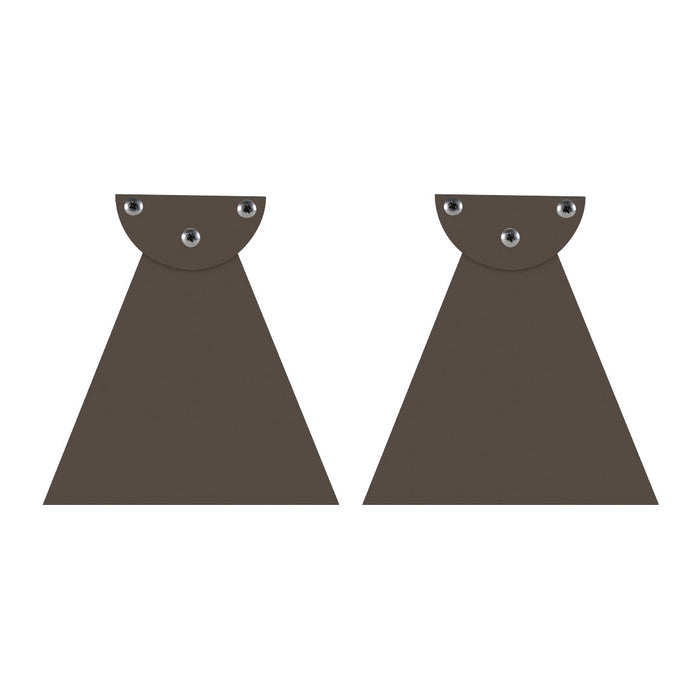 Standard 6 Inch Pair of Replacement W/WD Series Infratech Heater Brackets - 22 1151BR - Bronze
