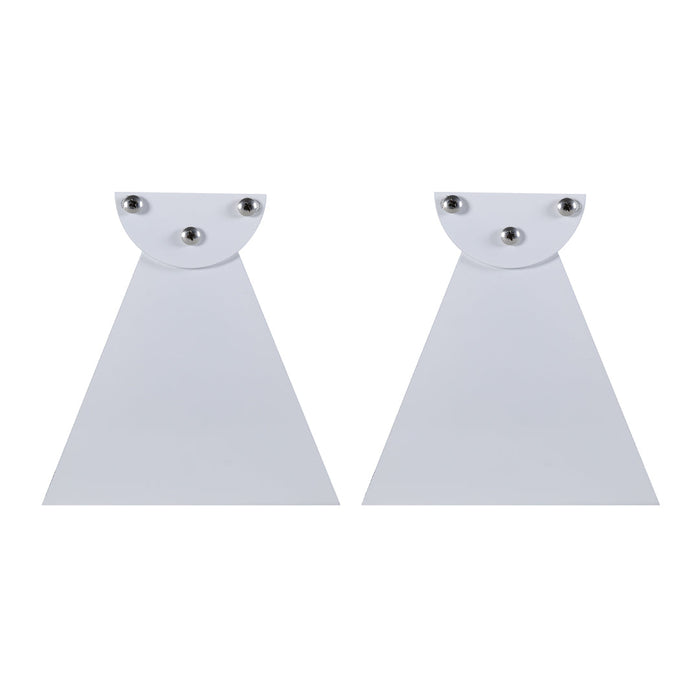 Standard 6 Inch Pair of Replacement W/WD Series Infratech Heater Brackets - 22 1151WH - White