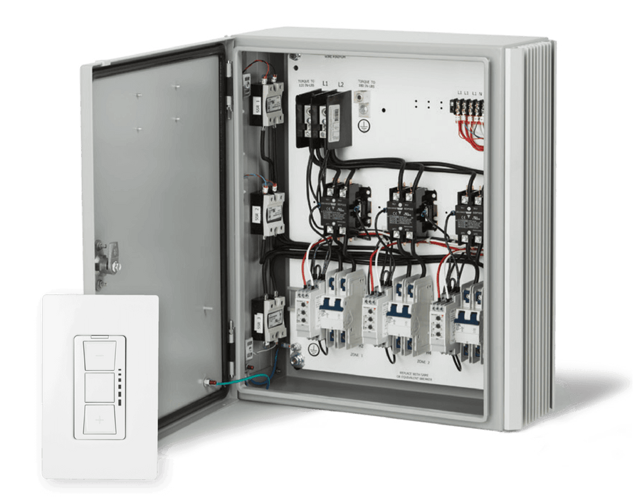 Infratech 30 4075 Universal Control Panel - 5 Relay Panel - 24 x 20 x 7 in. - Gray Steel Color