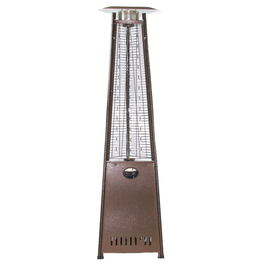 RADtec PYR-ABP Pyramid Series 93" Propane Gas Patio Heater - 24 x 24 x 93 in. - Antique Bronze Color
