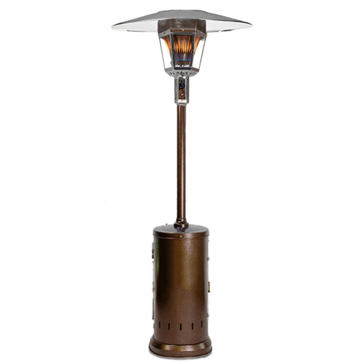 RADtec RF-AB Real Flame 96" Propane Gas Patio Heater - 19 x 19 x 96 in. - Antique Bronze Color