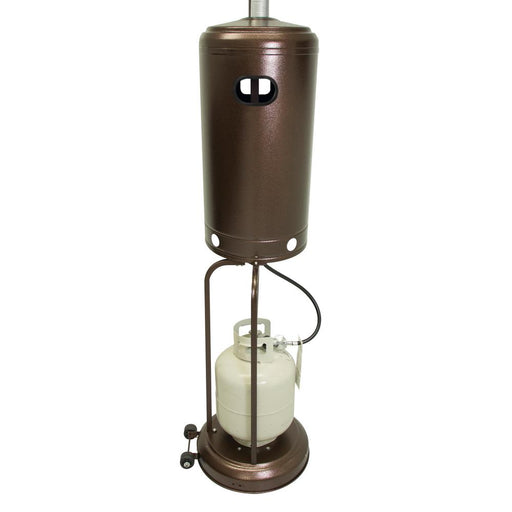 RADtec RF-AB Real Flame 96" Propane Gas Patio Heater - 19 x 19 x 96 in. - Antique Bronze Color