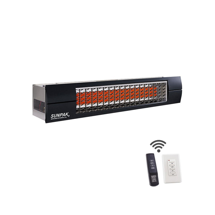 Sunpak S34 S TSR-B Liquid Propane Patio Heater - Black Fascia