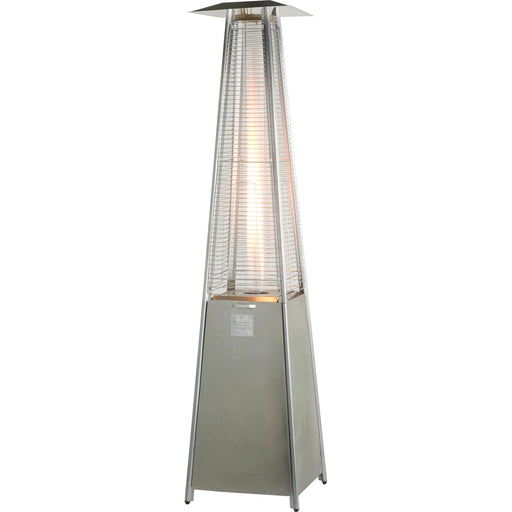 RADtec TF-SS Tower Flame 89" Propane Gas Patio Heater - 20 x 20 x 89 in. - Stainless Steel Color