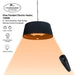 Paragon Outdoor OH-BL1500-3E - SOL Pendent Electric Heater - 29.1 in. x 29.1 in. x 12.6 in. - Black