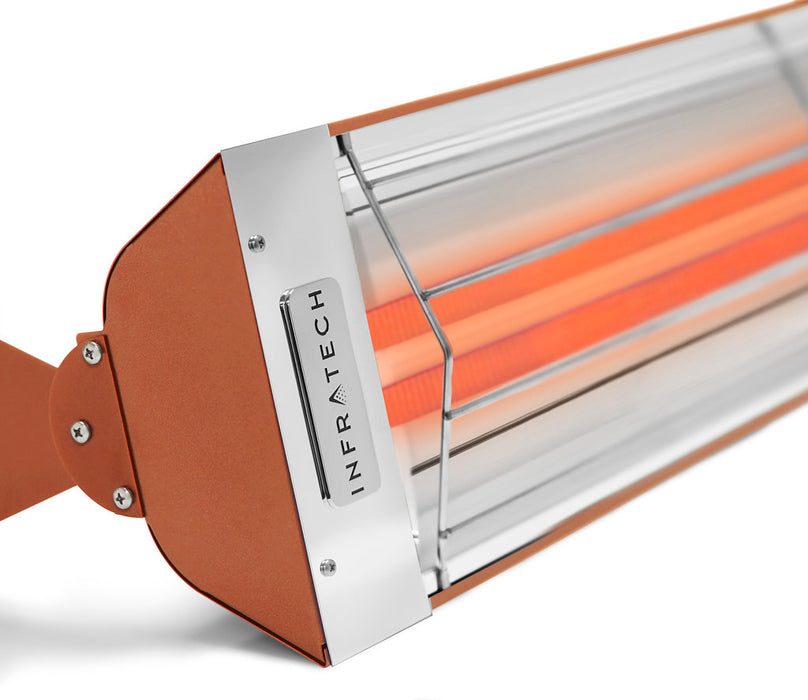 Infratech WD Series Dual Element WD6027CP 6000 Watts 277V 21.7 Amps Infrared Electric Patio Heater 61.25 x 8 x 3 in. Copper Color