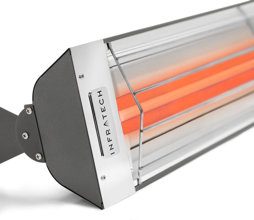 Infratech WD Series Dual Element WD5048GR 5000 Watts 480V 10.4 Amps Infrared Electric Patio Heater 39 x 8 x 3 in. Grey Color