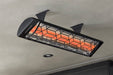 Infratech C Series Single Element with Craftsman Motif C3028BL2 3000 Watts 208V 14.42 Amps Infrared Electric Patio Heater 61.25 x 8.19 x 2.5 in. Black Color