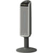 Almo 5397 Space-Saving Ceramic Pedestal Heater with Front-Facing Display and Digital Remote Control - 12 in. x 12.00 in. x 29 in.