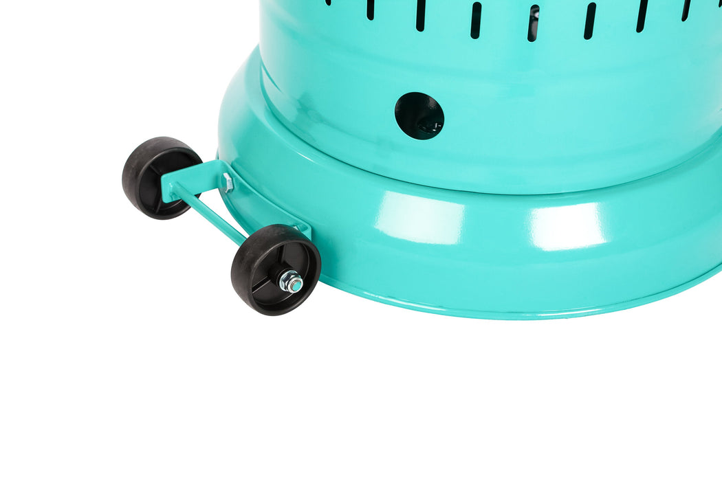 Fire Sense 61130 - Aqua Blue Powder Coated Patio Heater - Blue
