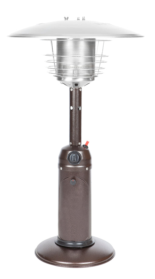 Fire Sense 61322 - Hammered Bronze Finish Table Top Patio Heater - Brown