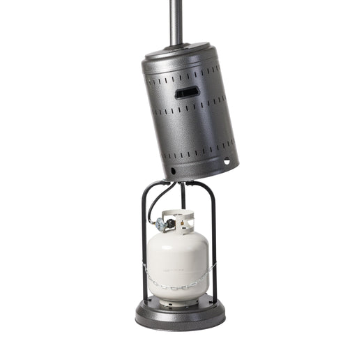 Fire Sense 62555 - Hammered Platinum Commercial Patio Heater - Gray