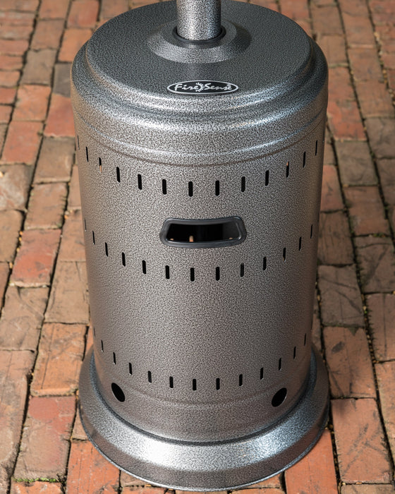 Fire Sense 62555 - Hammered Platinum Commercial Patio Heater - Gray