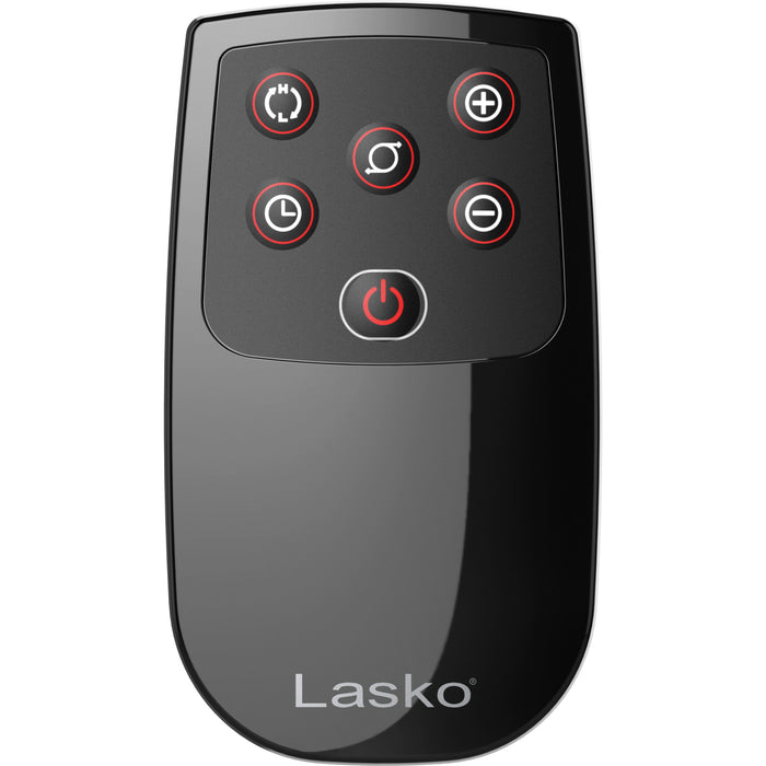 Almo 6435 Lasko Designer Series Oscillating Ceramic Heater with Remote Control  - 8.25 in. x 8.25 in. x 16.05 in. - Tan
