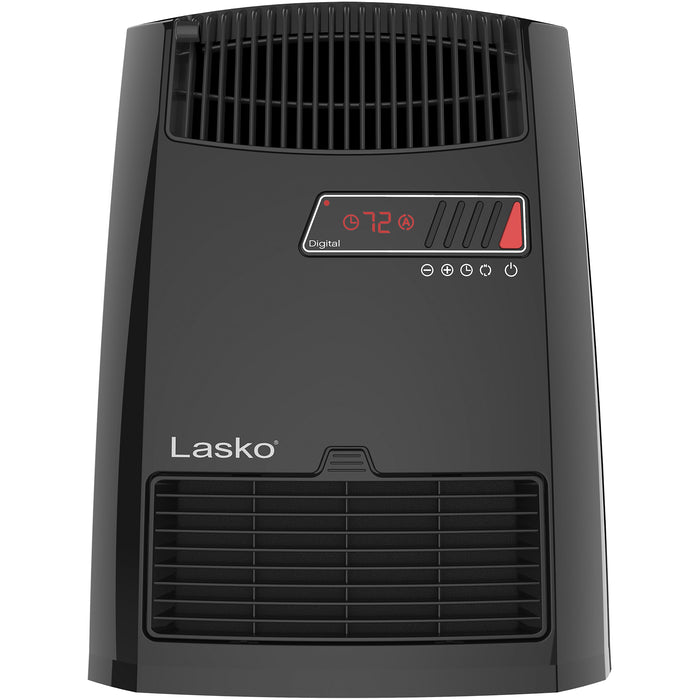 Almo CC13700 Lasko Digital Ceramic Heater with Warm Air Motion Technology  - 6 in. x 10.50 in. x 13.50 in. - Black