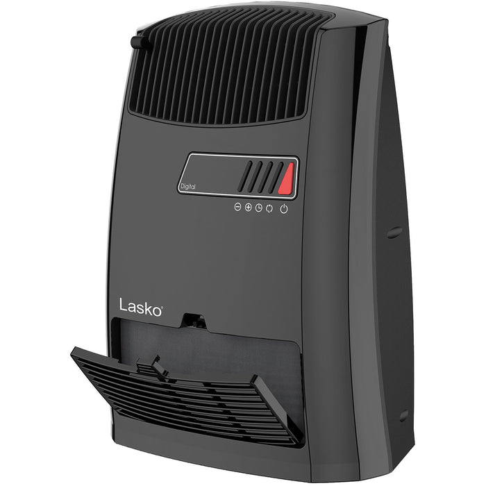 Almo CC13700 Lasko Digital Ceramic Heater with Warm Air Motion Technology  - 6 in. x 10.50 in. x 13.50 in. - Black
