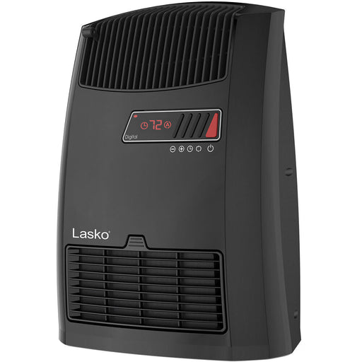 Almo CC13700 Lasko Digital Ceramic Heater with Warm Air Motion Technology  - 6 in. x 10.50 in. x 13.50 in. - Black