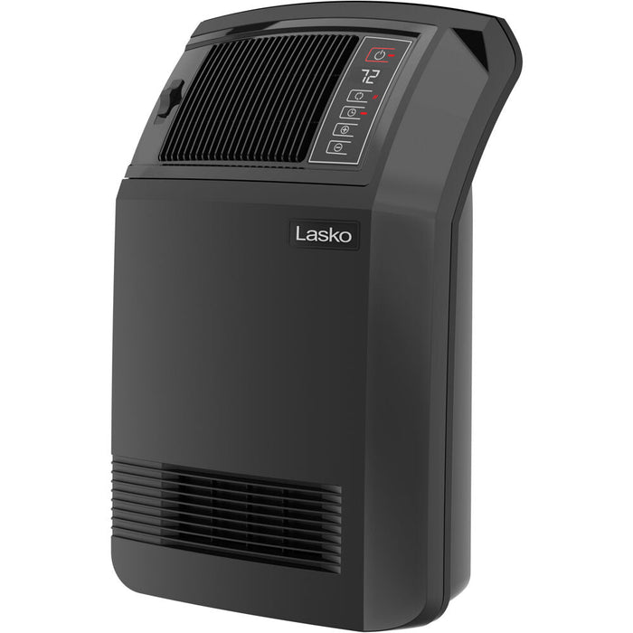 Almo CC24910 Cyclonic Digital Ceramic Heater with Remote  - 7.65 in. x 15.65 in. x 23.23 in. - Black