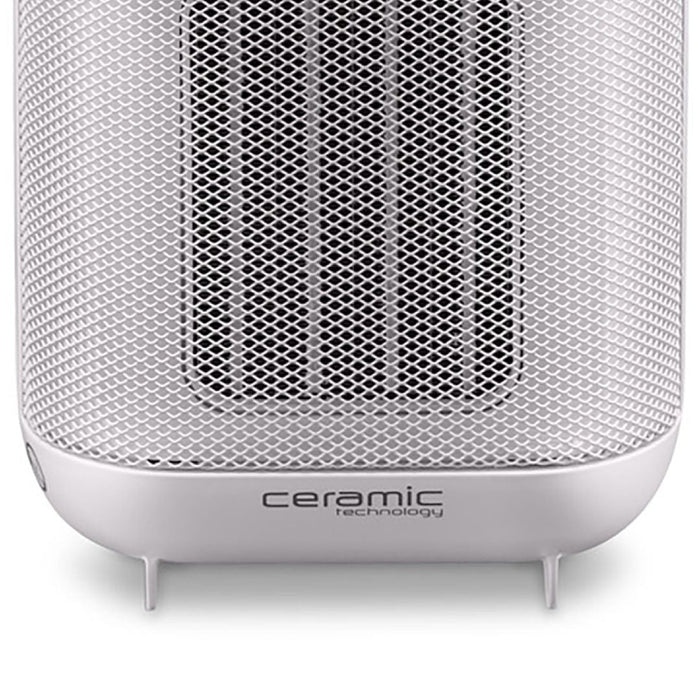 Almo HFX30C15 W Capsule Compact Ceramic Heater  - 7.5 in. x 4 in. x 11 in. - White