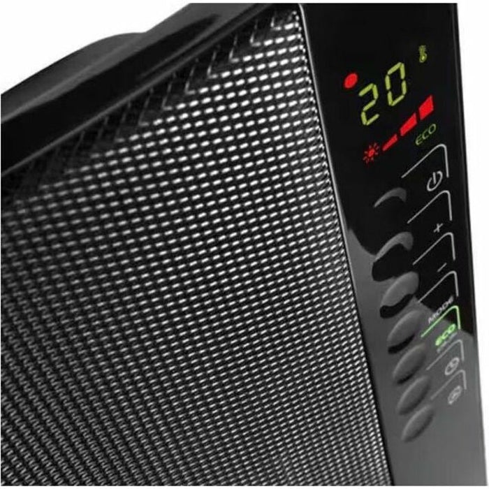 Almo TCH8093ERSB De'Longhi Digital Flat Panel 27" Tower Ceramic Heater  - 10.83 in. x 10.6 in. x 27.36 in. - Black