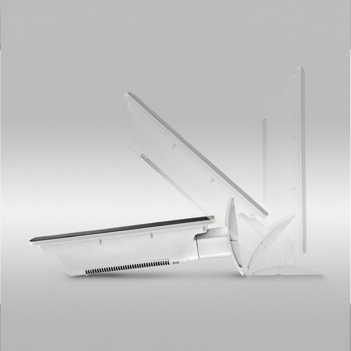 Almo TCH8093ER De'Longhi Digital Flat Panel 27" Tower Ceramic Heater  - 10.83 in. x 10.6 in. x 27.36 in. - Black and White