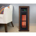 Almo HT1216 3-Quartz Infrared Tower Heater with Oscillation and Remote  - 10 in. x 11 in. x 23.60 in. - Brown