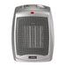 Almo 754200 Ceramic Heater with Adjustable Thermostat  - 6 in. x 7 in. x 9.2 in. - Silver