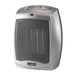 Almo 754200 Ceramic Heater with Adjustable Thermostat  - 6 in. x 7 in. x 9.2 in. - Silver