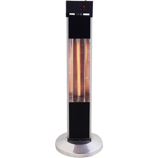 Almo PD15R Outdoor Infrared Tower Heater  - 11.08 in. x 11.08 in. x 31.7 in. - Black