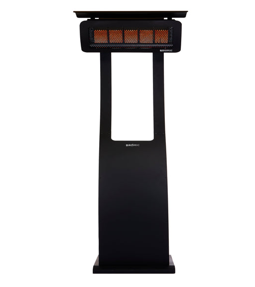 BROMIC BH0510005 Tungsten Smart-Heat Portable 38500 BTU Natural Gas Infrared Radiant Patio Heater - 2.3 x 2.3 x 7.1 in. - Black