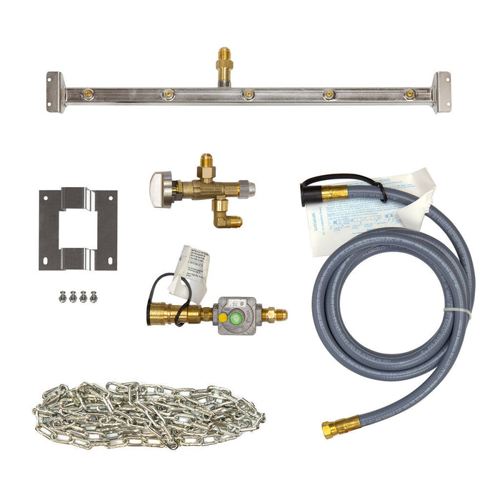 BROMIC BH8280050 Part Accessory Natural Gas Conversion Kit For Tungsten Portable - Gray-Brass