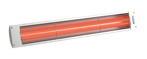 BROMIC Cobalt Smart-Heat Electric Infrared Radiant Patio Heater in Silver