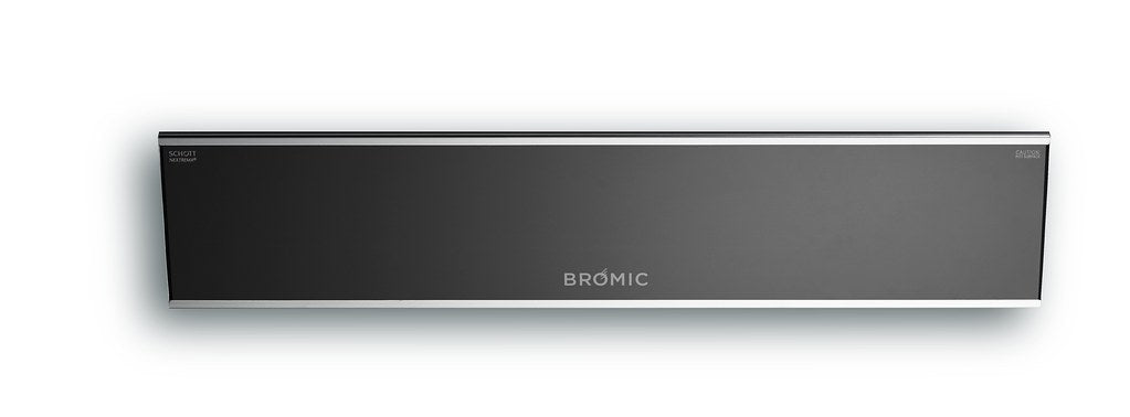 I2BROMIC BH0320003 Platinum Smart-heat Electric 2300W 220V-240V Infrared Radiant Patio Heater - 33 x 2 x 7 in. - Black