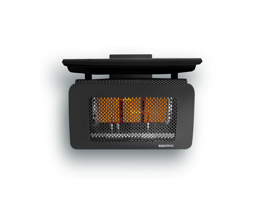 BROMIC BH0210002-1 Tungsten Smart-Heat 26000 BTU Propane Gas Infrared Radiant Patio Heater - 19.3 x 14 x 15.9 in. - Black
