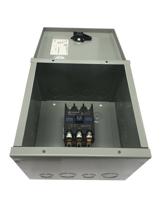 Detroit Radiant Re-Verber-Ray Heater Control CE-60-24 24V Contactor with Enclosure 60 Amps Maximum in Silver Finish