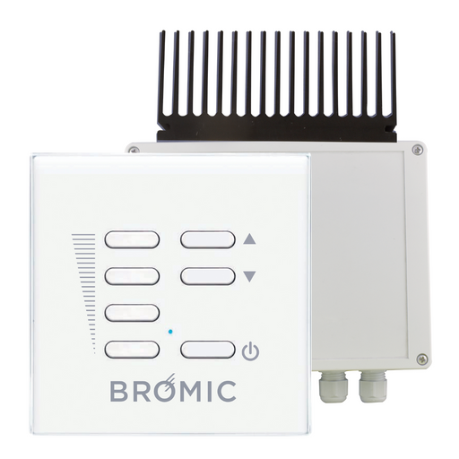 BROMIC BH3130011-2 Part Accessory Dimmer Switch w Wireless Remote for Electric Heaters - White