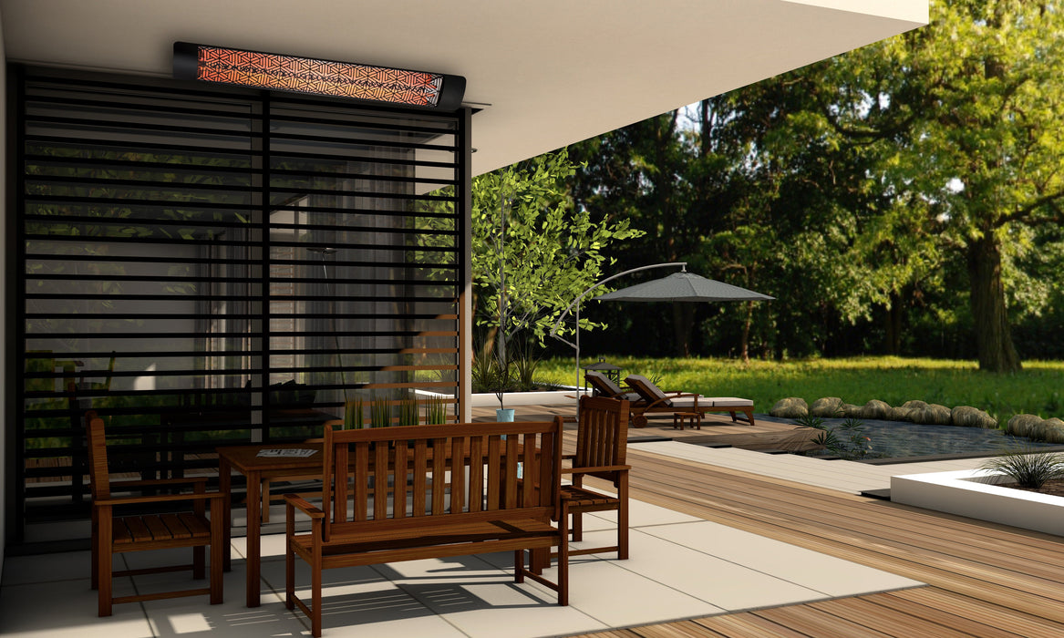 Innova Heaters Innova Eurofase EF30240B7 Electric Infrared Patio Heater - Black ...