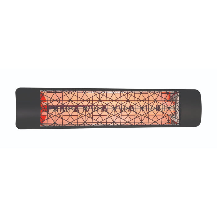 Innova Eurofase EF40480B4 4000 Watts EF40 Series Electric Infrared Patio Heater 480V 39.38 in. x 9.38 in. x 8.18 in. - Black