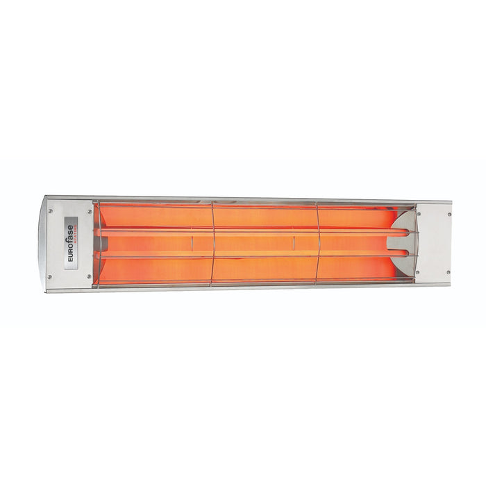 Innova Eurofase EF60480S 6000 Watts EF60 Series Electric Infrared Patio Heater 480V 61.25 in. x 9.38 in. x 8.18 in. - Stainless Steel