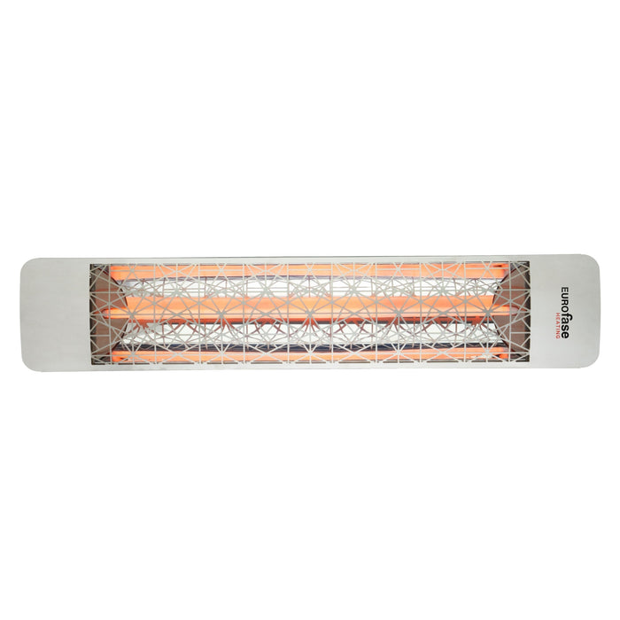 Innova Eurofase EF30240S4 3000 Watts EF30 Series Electric Infrared Patio Heater 240V 61.25 in. x 9.38 in. x 8.18 in. - Stainless Steel