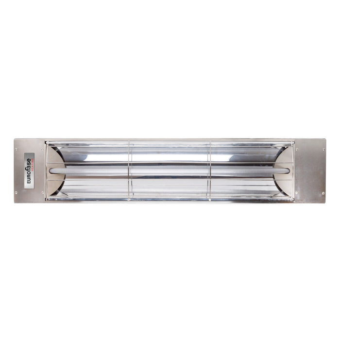 Innova Eurofase EF25480S 2500 Watts EF25 Series Electric Infrared Patio Heater 480V 39.38 in. x 9.38 in. x 8.18 in. - Stainless Steel