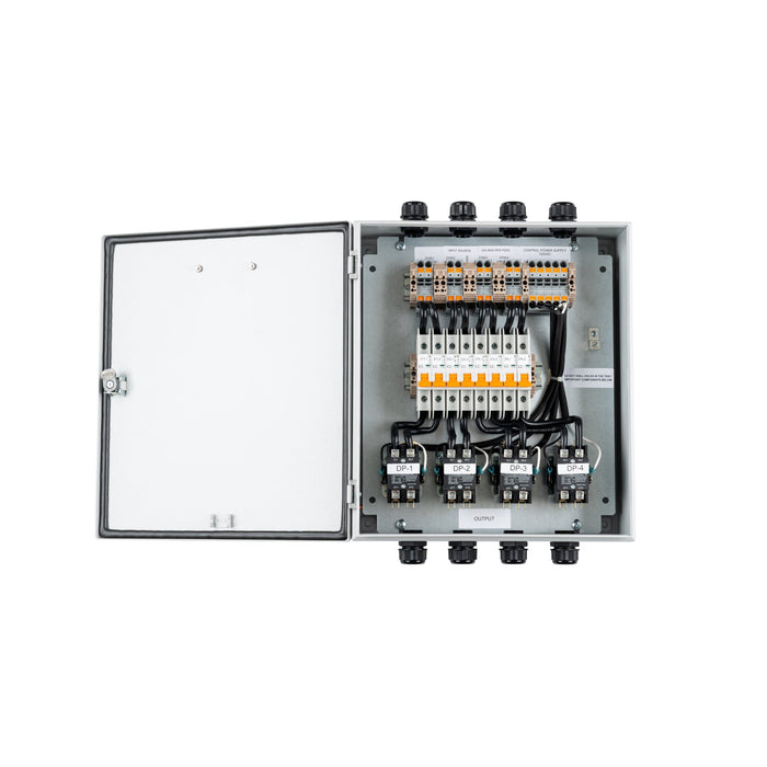 Innova Eurofase EFCB24M2 Controls Contactor Box 240V 12.00 in. x 6.00 in. x 14 in. - Light gray