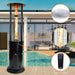 4-PACK of Paragon Outddoor OH-BL32-7R - Liquid Propane Helios Round Flame Tower Heater with Remote Control - Satin Black