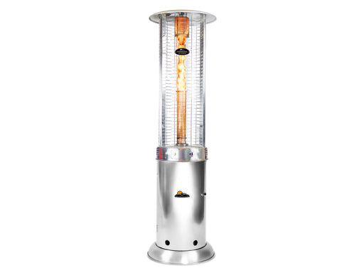 2-PACK of Paragon Outddoor OH-SS32-7R - Liquid Propane Helios Round Flame Tower Heater with Remote Control - Stainless Steel